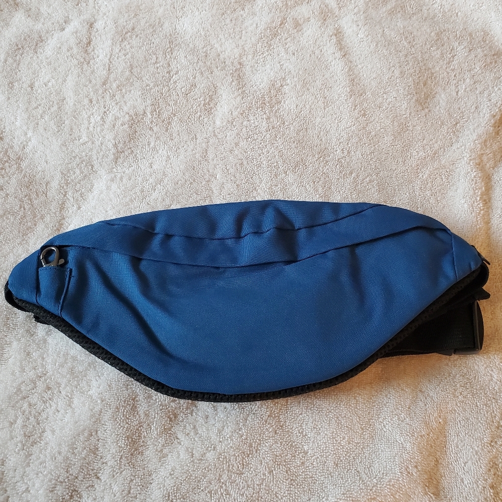 Blue and black Belt bag